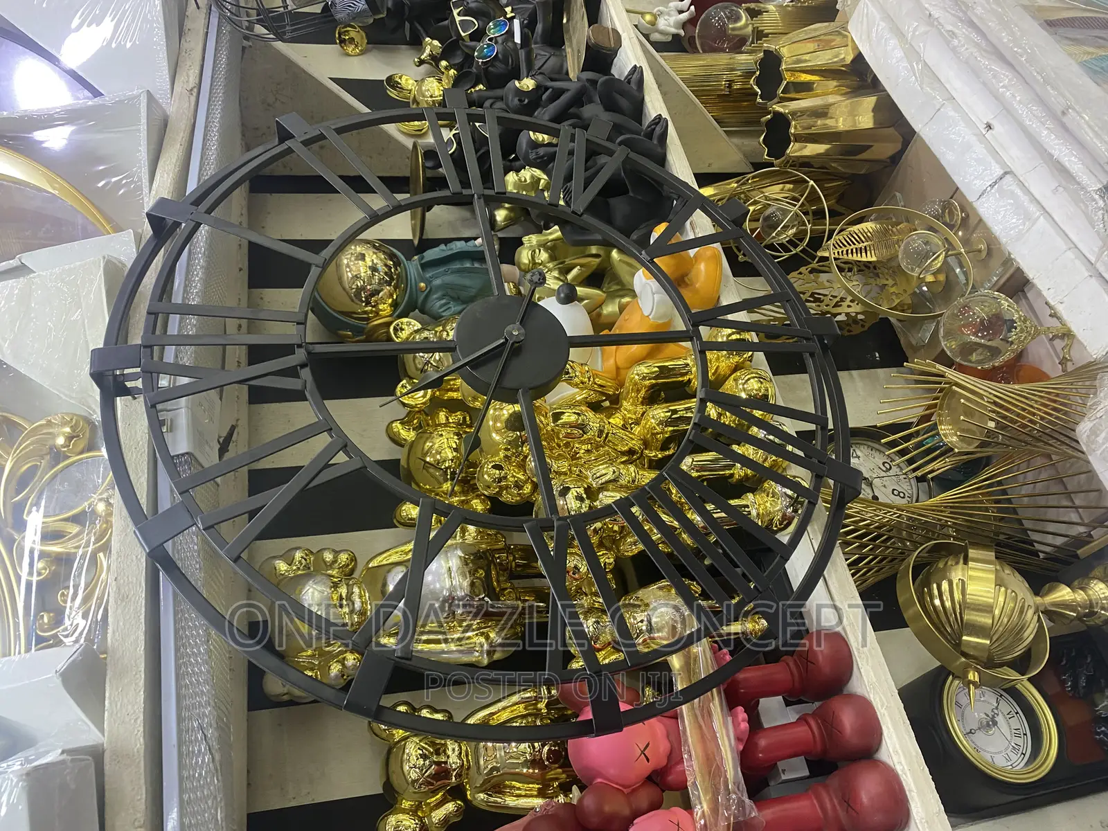 Metal Wall Clock in Lagos Island (Eko) Home Accessories, One Dazzle