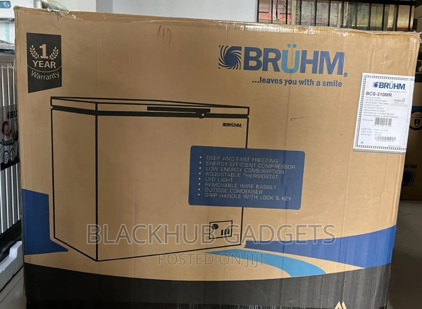 Bruhm Deep Freezer 310 Litres in Ikeja Kitchen Appliances, Olawale