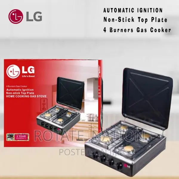 LG 4burner Automatic Table Top Gas Cooker in Lagos Island (Eko