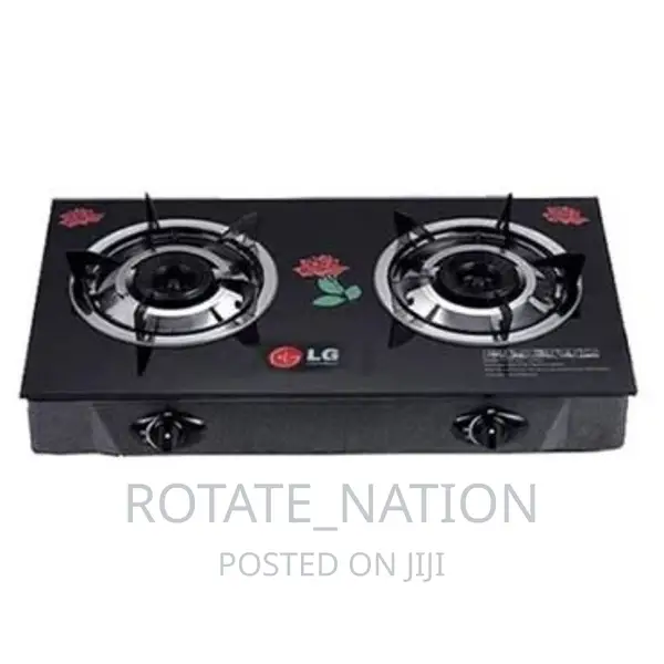 LG Glass Table Top Gas Cooker 2 Burner in Lagos Island (Eko