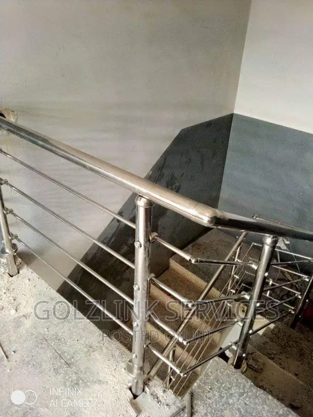 197) Simple Design Stainless Steel Handrails Made in Turkey in Ikeja