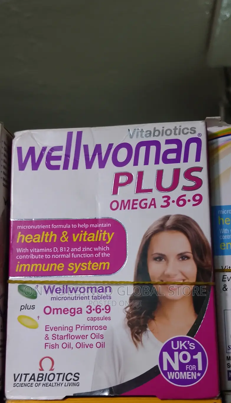 Vitabiotics Wellwoman Plus Omega 3∙6∙9 56 Tablets in Ikeja Vitamins