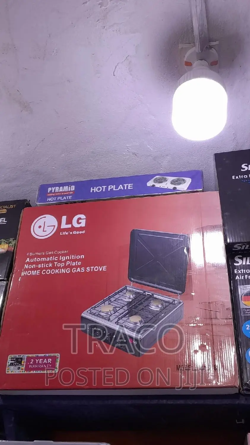 LG 4burner Automatic Table Top Gas Cooker in Lagos Island (Eko