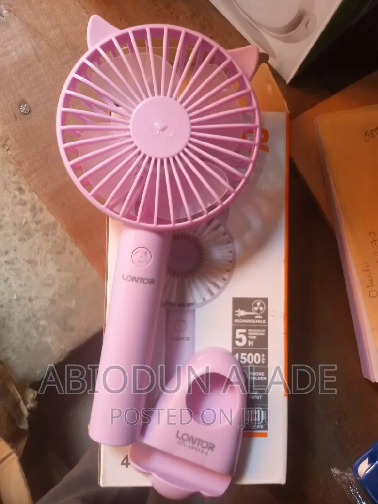 Lontor Rechargeable Hand Fan In Lagos Island Eko Home Appliances lontor-rechargeable-hand-fan-in-lagos-island-eko-home-appliances