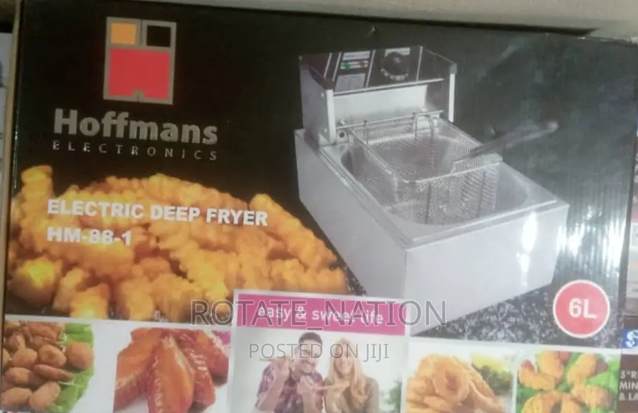 Hoffmans Electric Deep Fryer 6L Single Tank Hm881 in Lagos