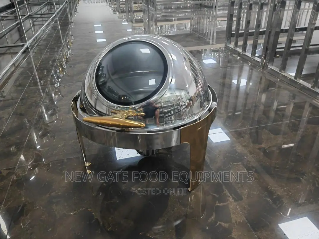 Gold and Silver Chafing Dish in Ojo Restaurant & Catering Equipment