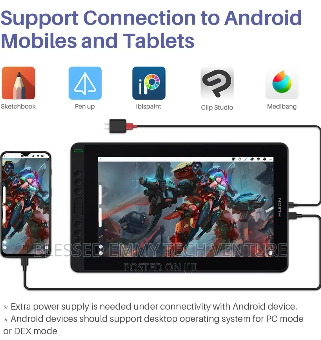 HUION KAMVAS 13 Drawing Tablet With Screen, 13.3" in Ikeja Computer