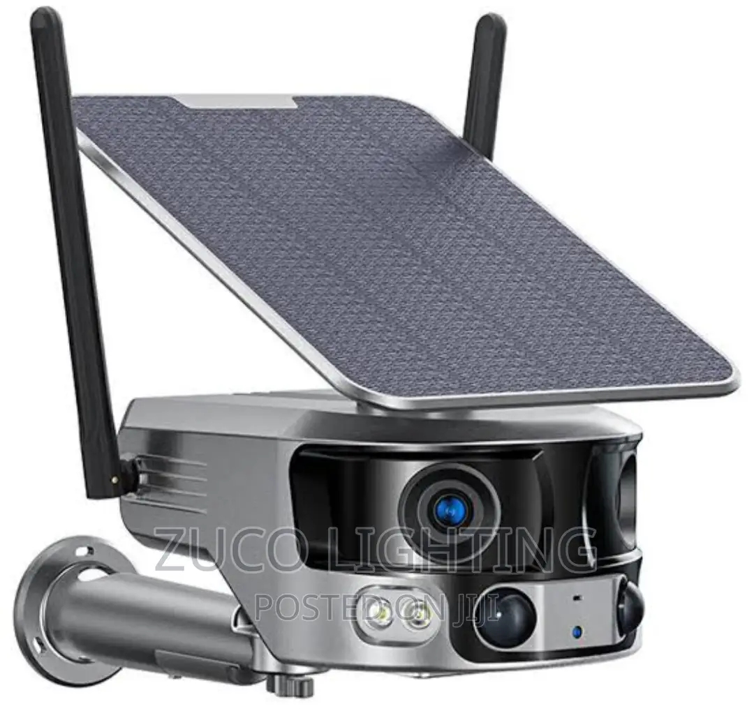 4G Wifi Solar Security Cameras CCTV Outdoor Dual Lens Ultra in Lekki