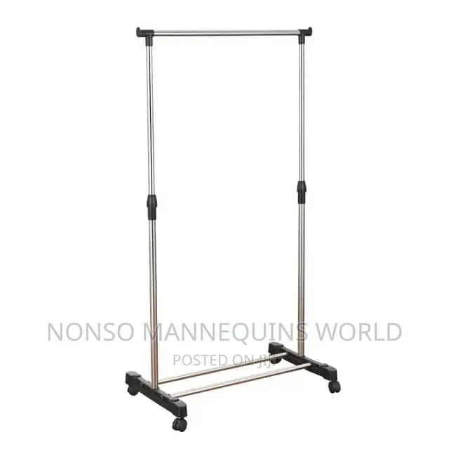 Multifunctional Single Pole Retail Clothes Racks on Wheel in Lagos