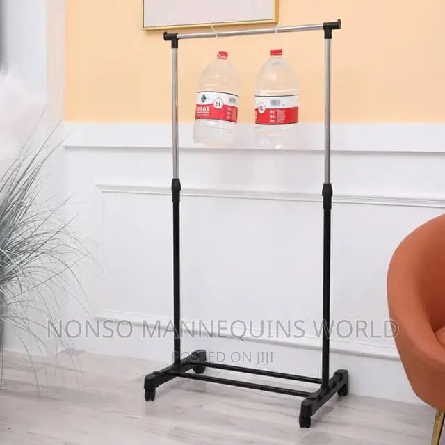 Multifunctional Single Pole Retail Clothes Racks on Wheel in Lagos