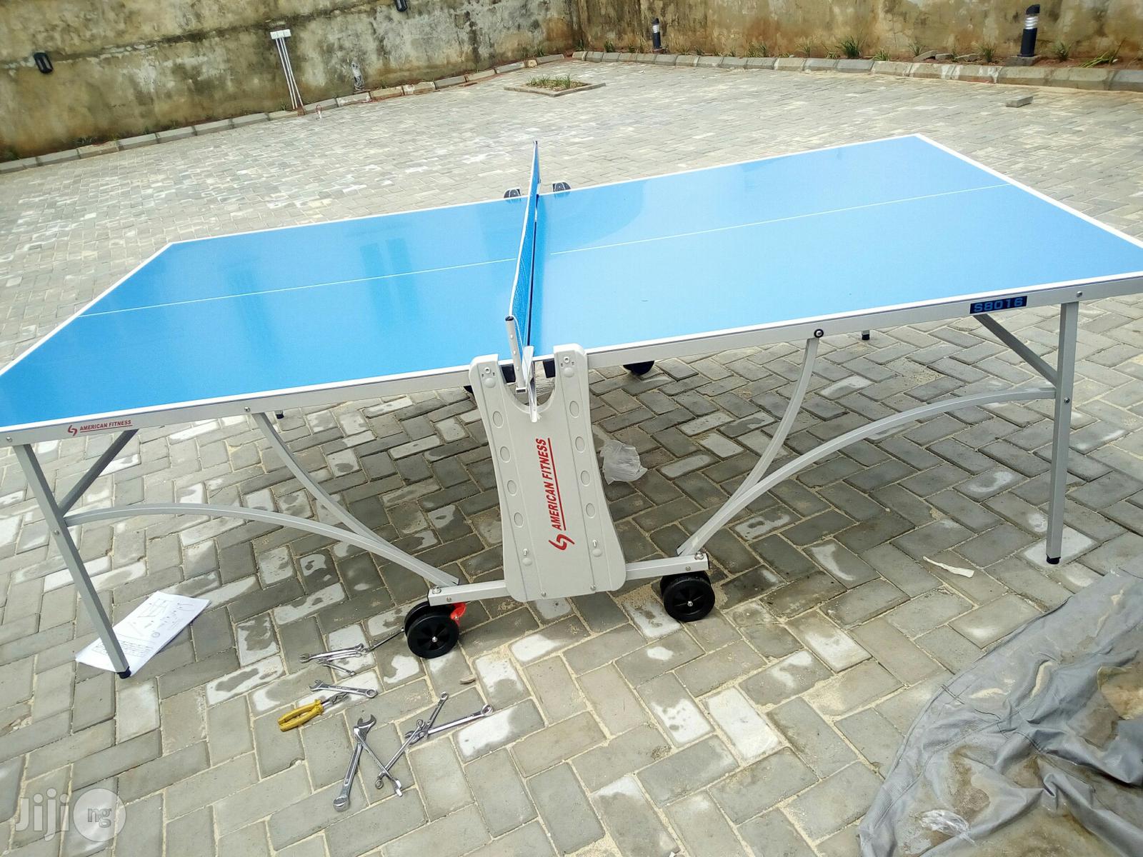 Outdoor Table Tennis Board American Fitness in Ikeja Sports Equipment, Chinochris Sports