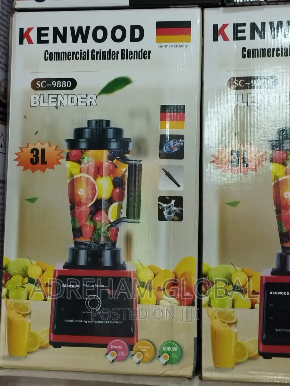 Kenwood SC9880 Commercial Grinder Blender 8000w With 3L Jar in Lekki