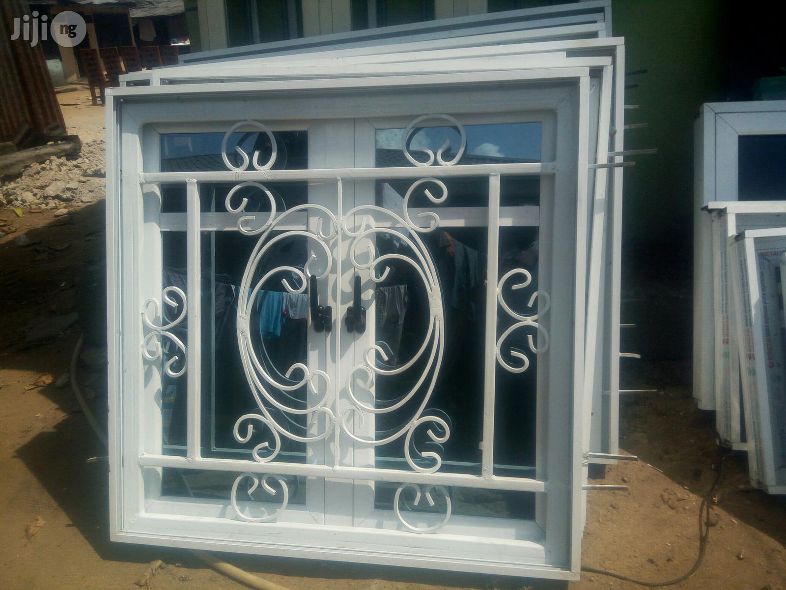 Embedded Burglary Proof Casement Windows With Nets in Lekki Building