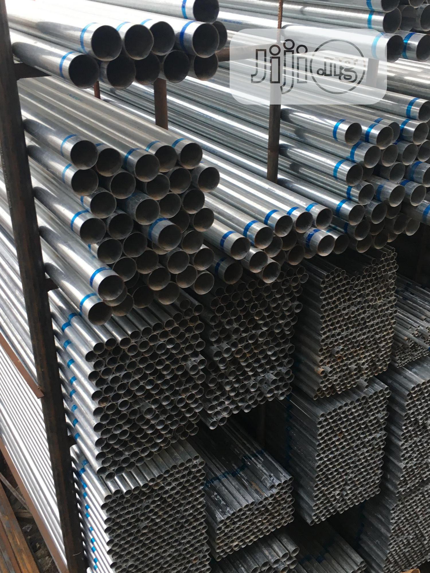 Galvanized Pipes in Alimosho Building Materials, Unegbu Nnaemeka