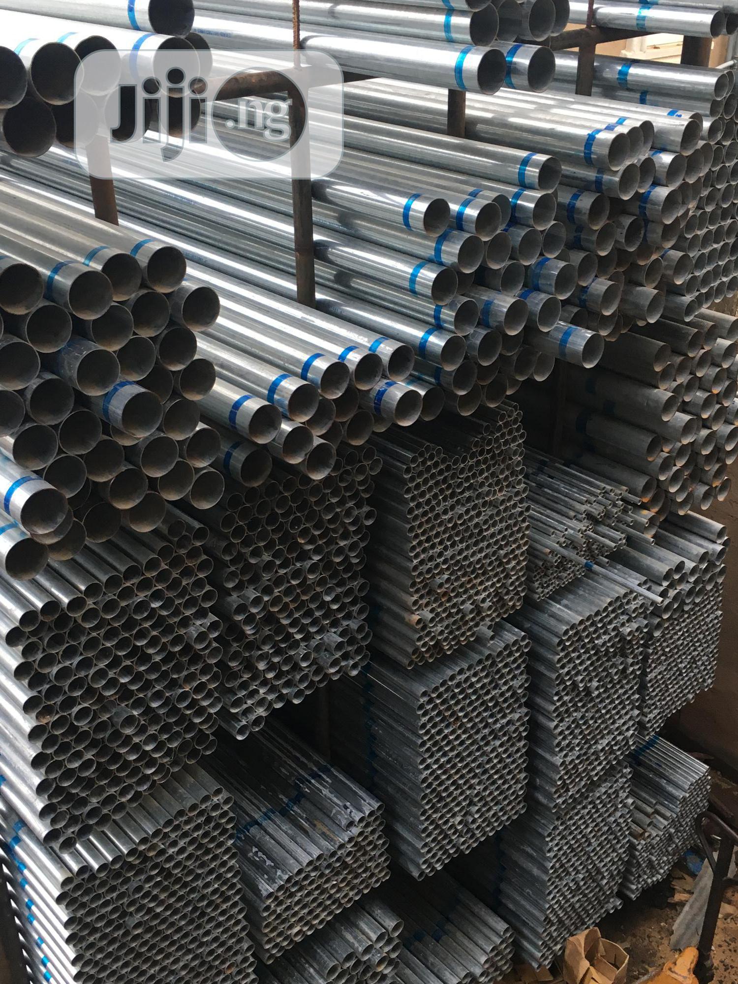 Galvanized Pipes in Alimosho Building Materials, Unegbu Nnaemeka