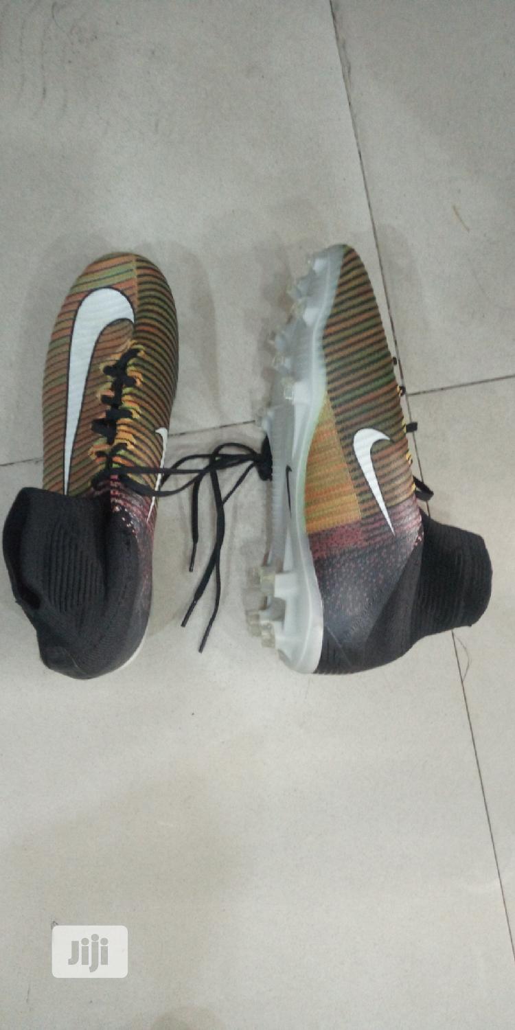 Football Ankle Boots Is Stronger Is Available in Surulere Shoes