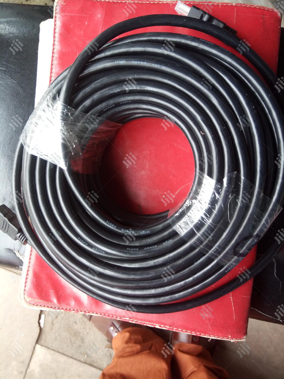 20m Hdmi Cable Flat And Round in Ikeja Accessories & Supplies for