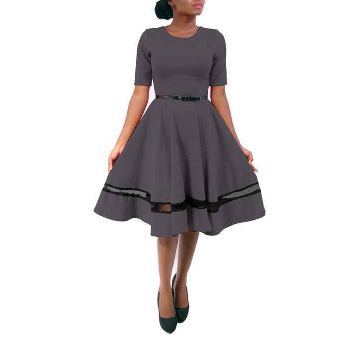 net skater dress