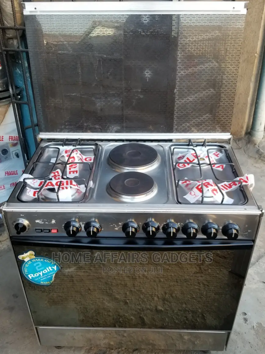 Royalty 6 Burner Gas Cooker + Big Oven Grill {Pay Ondelivery in Lagos