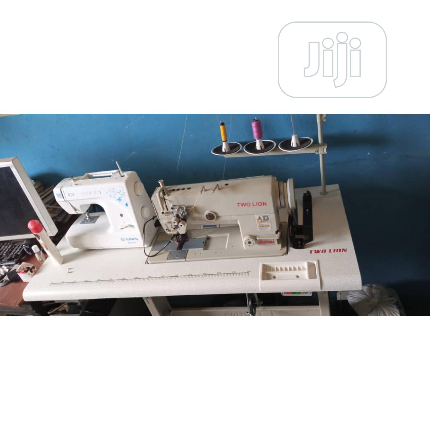 Two Lion DoubleNeedle Sewing Machines in Lagos Island (Eko) Home Appliances, Olanrewaju