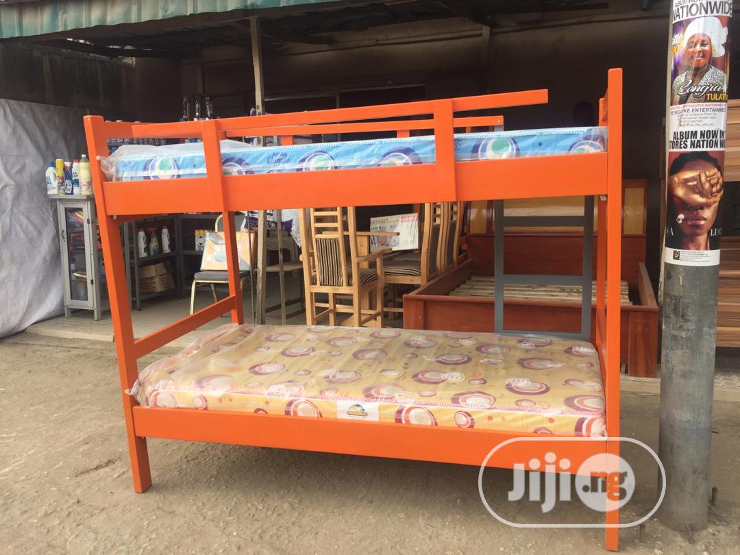 Double Bunk Bed Wooden in Ojo Furniture, Maxi Furnitures Jiji.ng