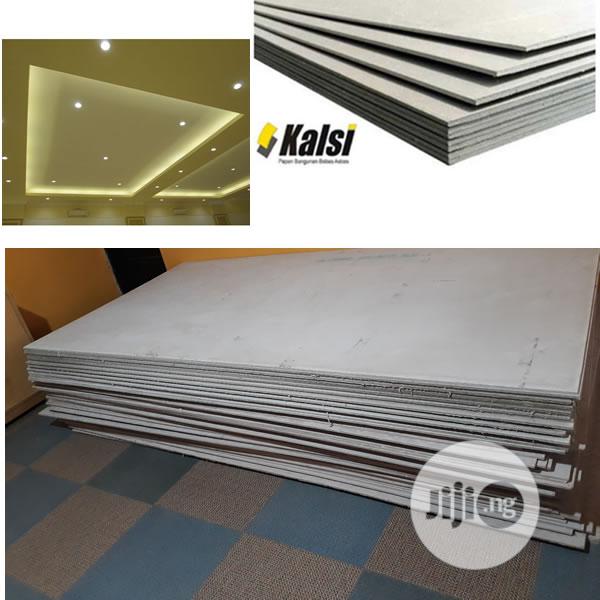 1ps Kalsi Fibre Cement Boards Kalsi Ceiling in Ikeja Building