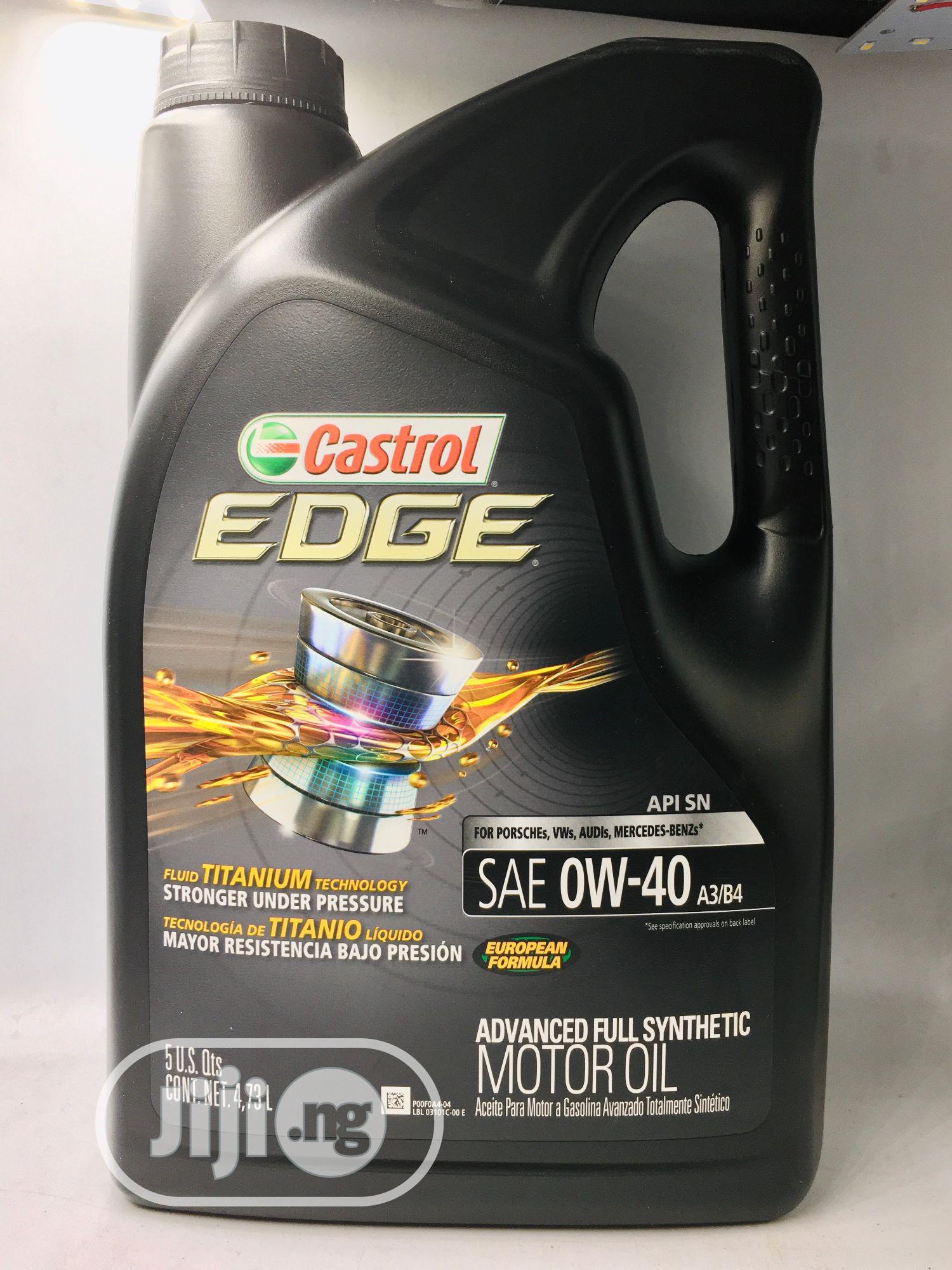 Castrol EDGE 0W-40 Advanced Full Synthetic Motor Oil, in Amuwo-Odofin ...