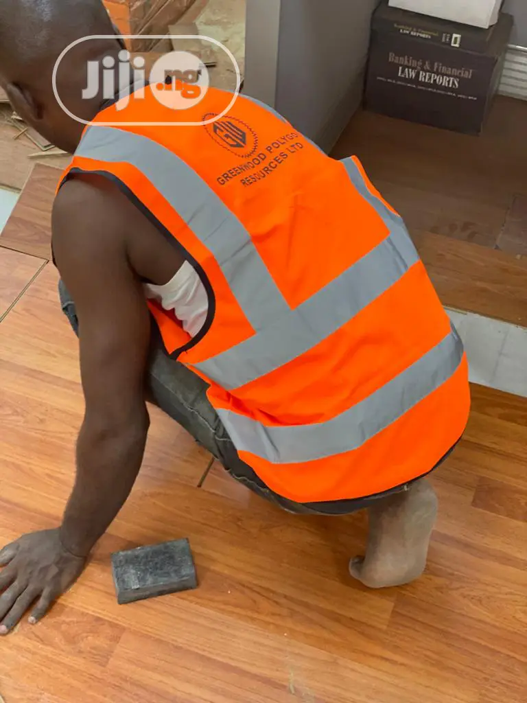 Laminated Wooden Floor Installation in Ikeja Building & Trade
