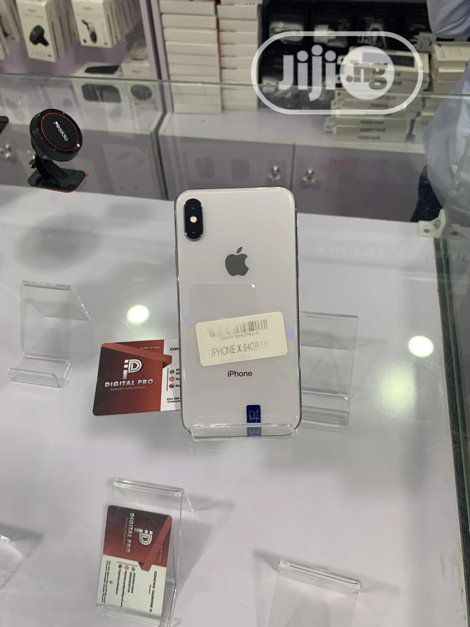 Archive Apple Iphone X 64 Gb Silver In Owerri Mobile Phones Digital Pro Jiji Ng