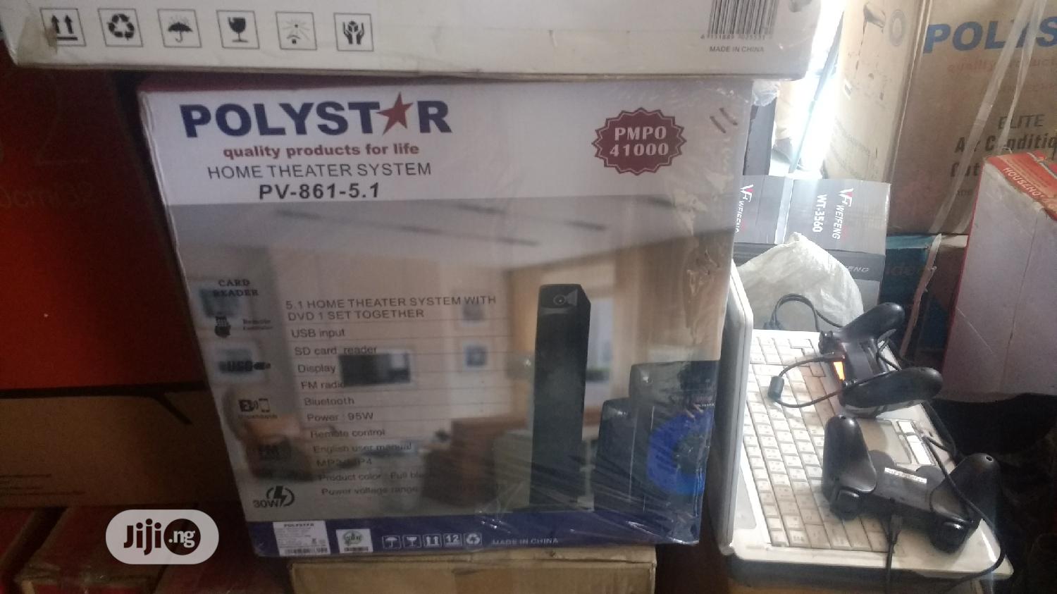 Polystar 5.1CH DVD/Bluetooth Home Theater System (PV8615.1 in Oshodi