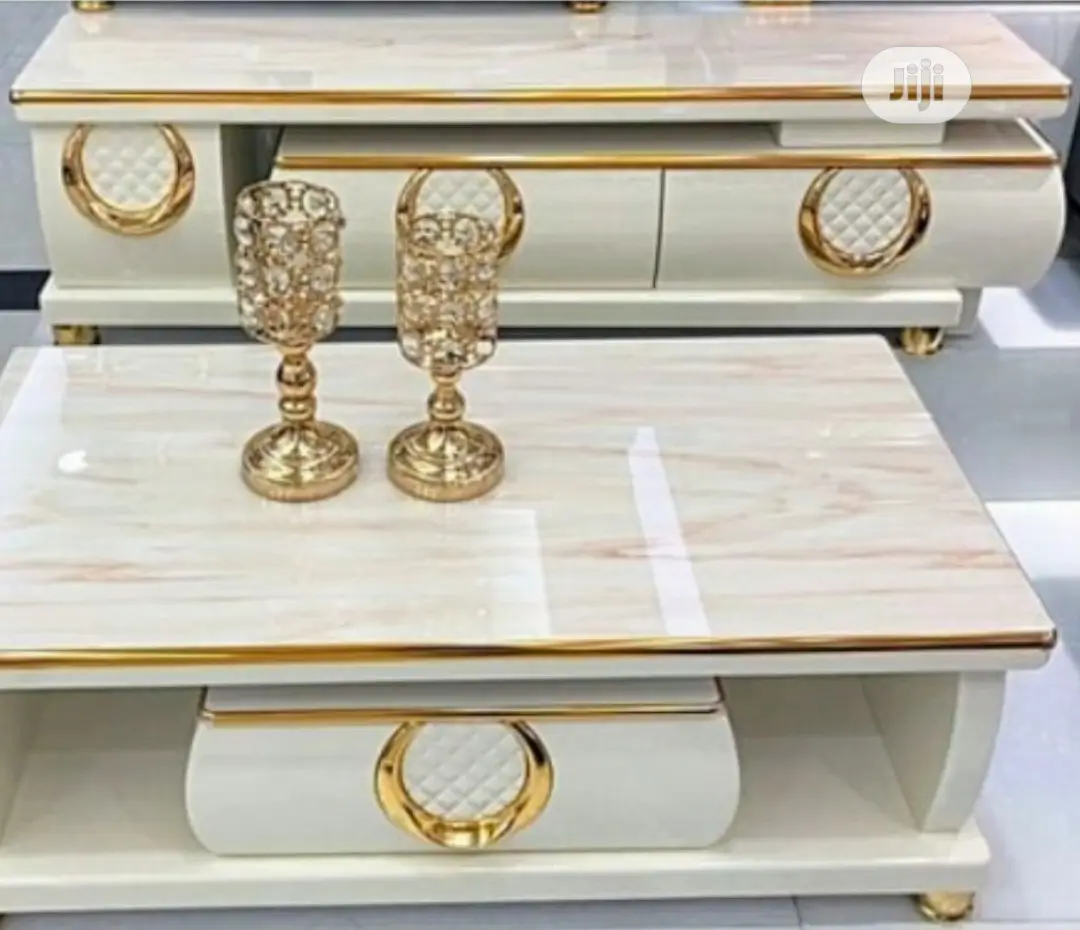 Original Executive Imported Tv Stand and Center Table in Utako Furniture, PEEMAR EMPIRE NIG