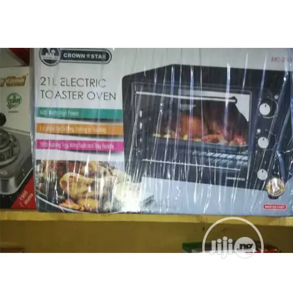 Crown Star 21L Electric Toaster Oven in Ikeja Kitchen Appliances