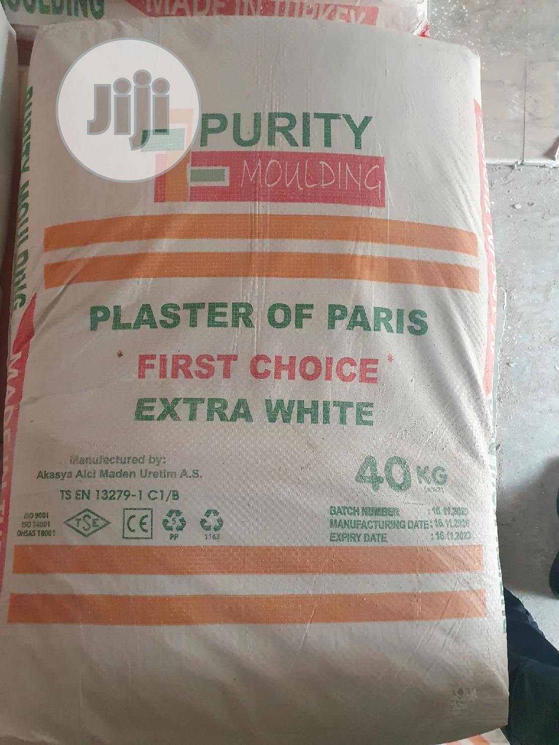 ABS POP Cement PURITY Extra White Plaster of Paris in Yaba