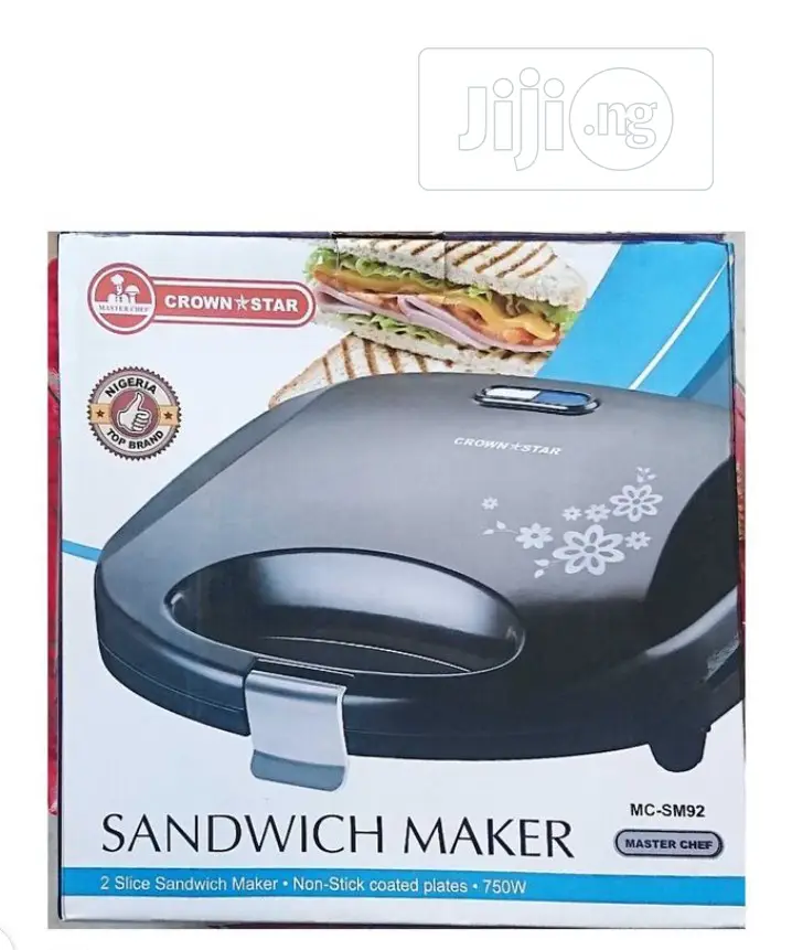 Crown Star Crownstar Masterchef 2 Slice Sandwich Maker in Lagos