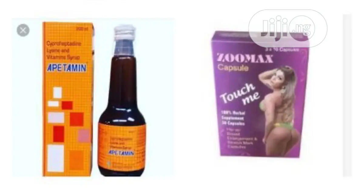 Apetamin Zoomax Weight Gain + Multivitamin Syrup in Ikeja Vitamins