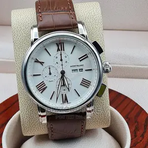 Photo - High Quality Montblanc Brown Leather Watch for Men