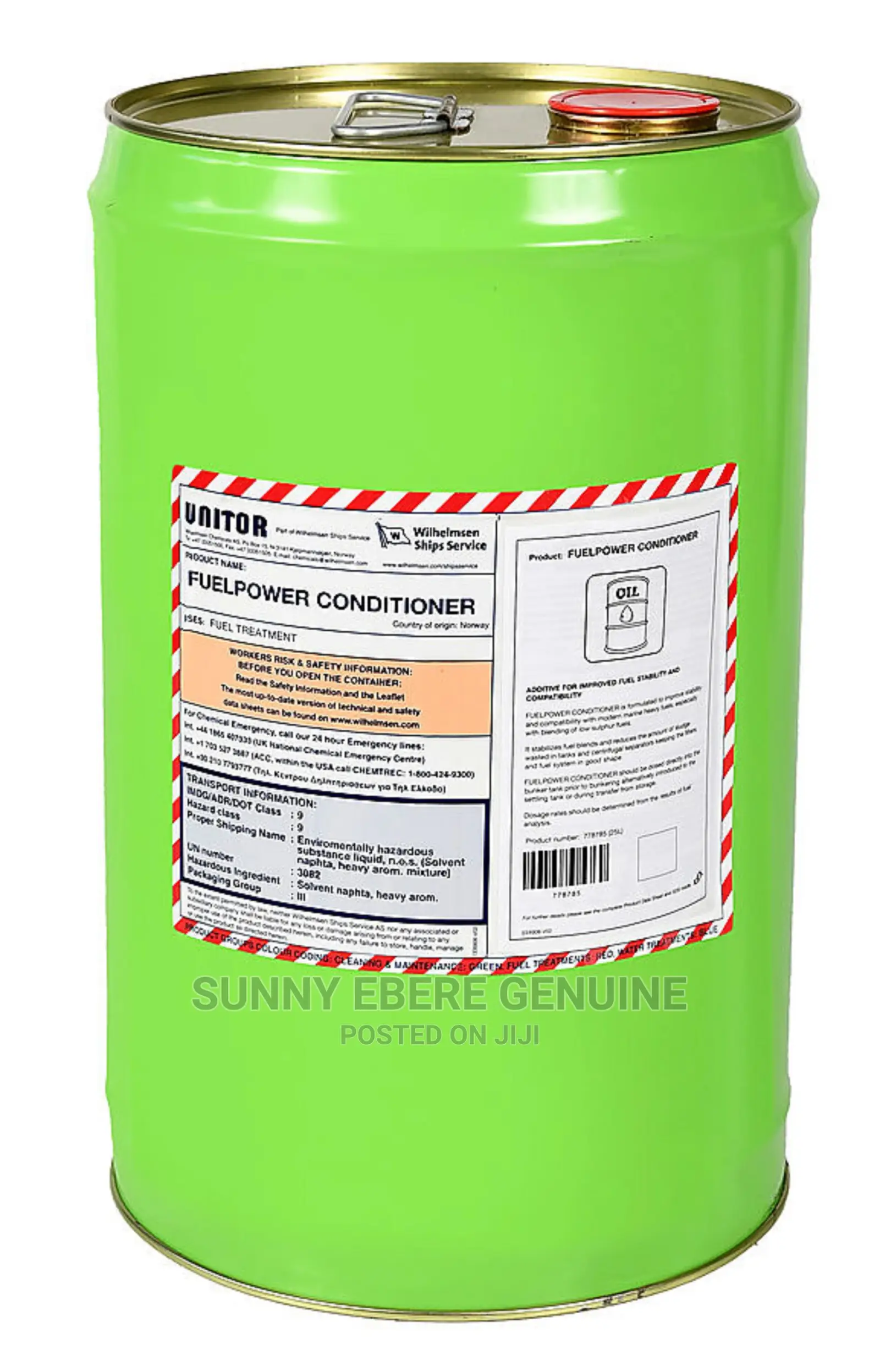 FUEL POWER CONDITIONER 25 LTR Unitor Pure Grade 100 in Ojo