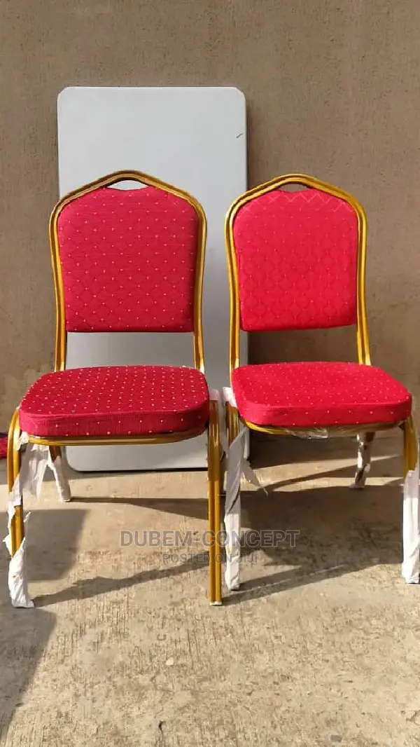 Banquet Chairs Red and Blue in Lekki Furniture, Chidubem Umegbolu