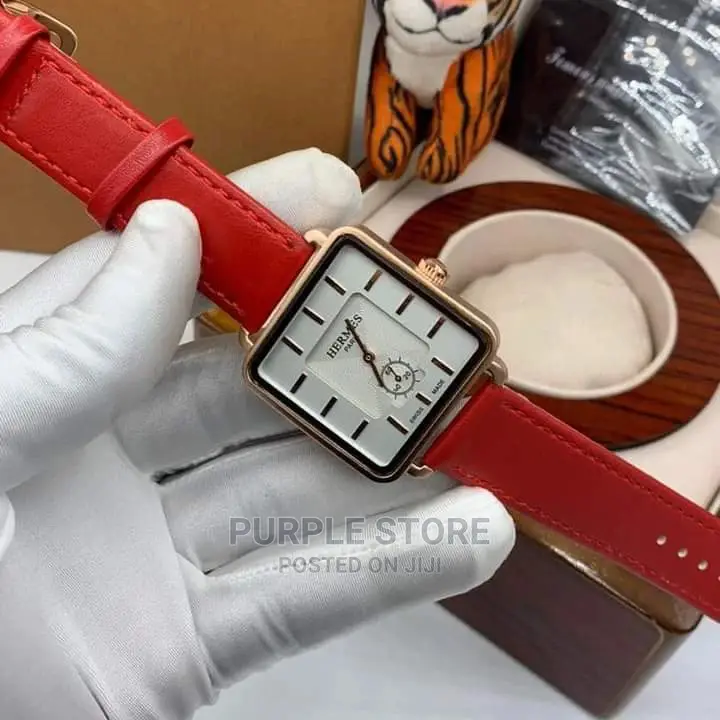 Hermes Leather Wristwatches in Lagos Island (Eko) Watches, Purple