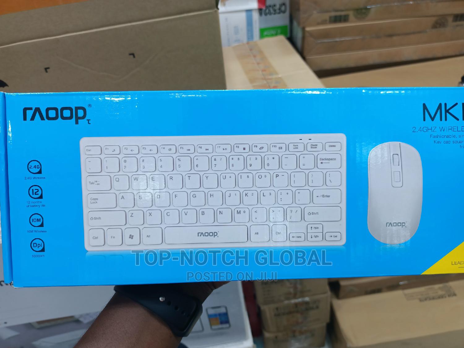 RAOOP MK666 Wireless Keyboard Mouse in Ikeja Computer Accessories