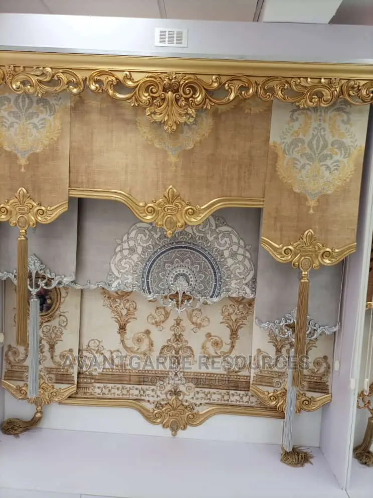 Golden Window Blinds at Ikoyi in Ikoyi Home Accessories, Avantgarde