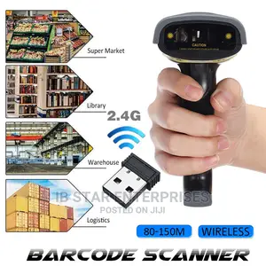Photo - Supermarket 2.4g Wireless Laser Scanner Barcode Reader