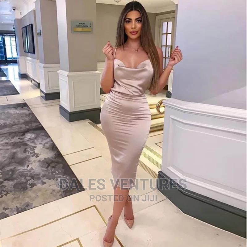 Summer Dress Silk Dress Bodycon Satin 