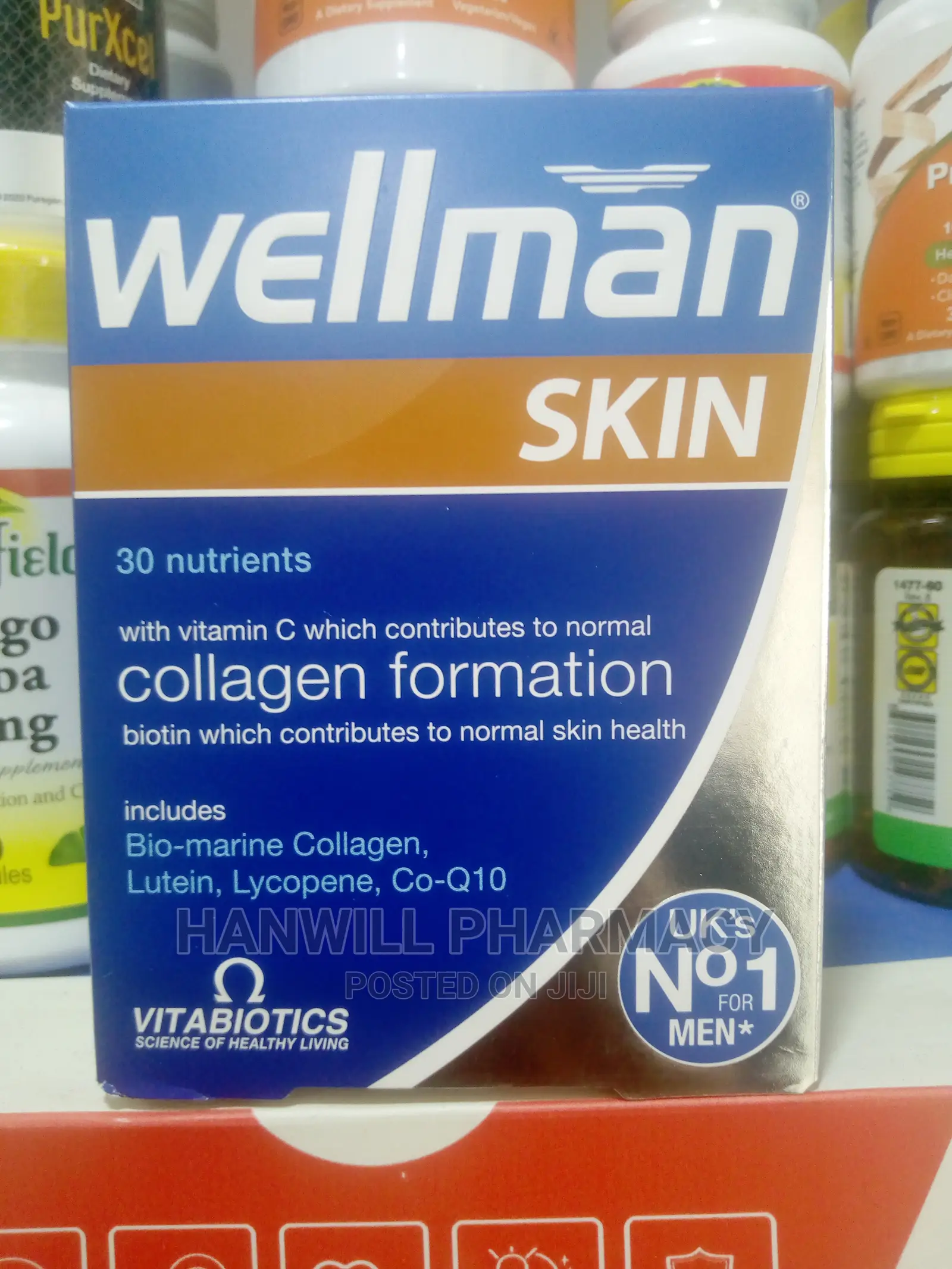Wellman Skin in Ikeja Vitamins & Supplements, Hanwill Pharmacy Jiji.ng