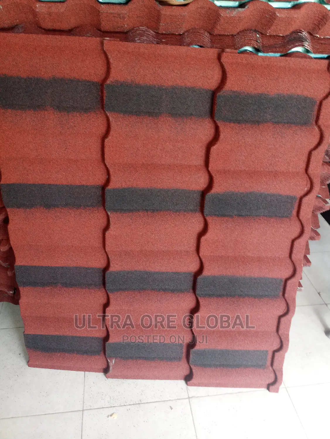 Black Milano Stone Coated Roofing Sheet in Ikeja Building Materials