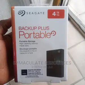 Photo - 4tb Seagate External Hard Drive
