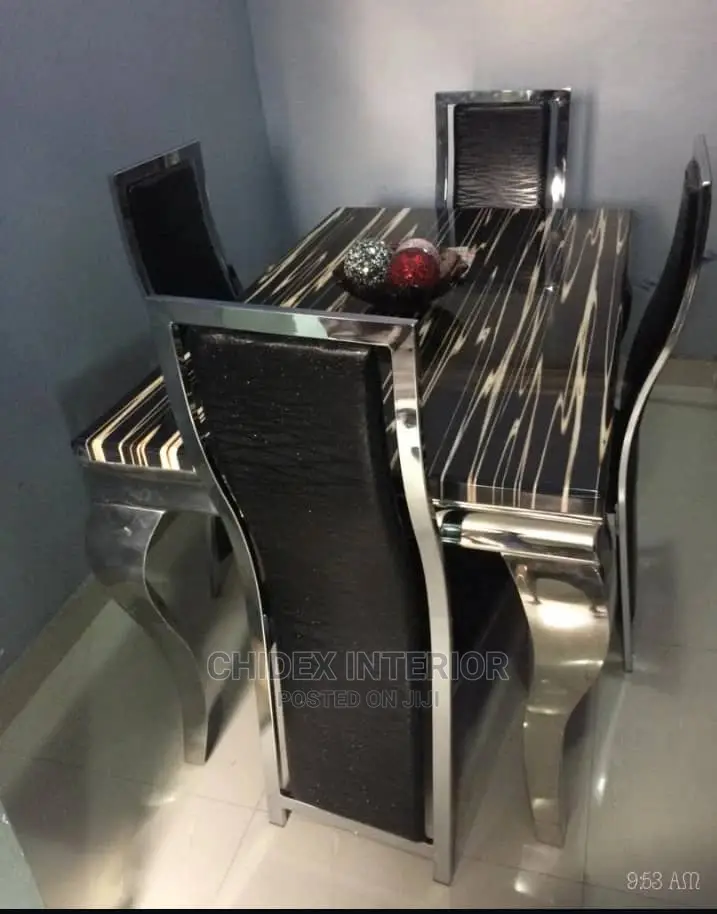 Marble Dining Table 4 Seaters in Ojo Furniture, Chidex Interiors Jiji.ng