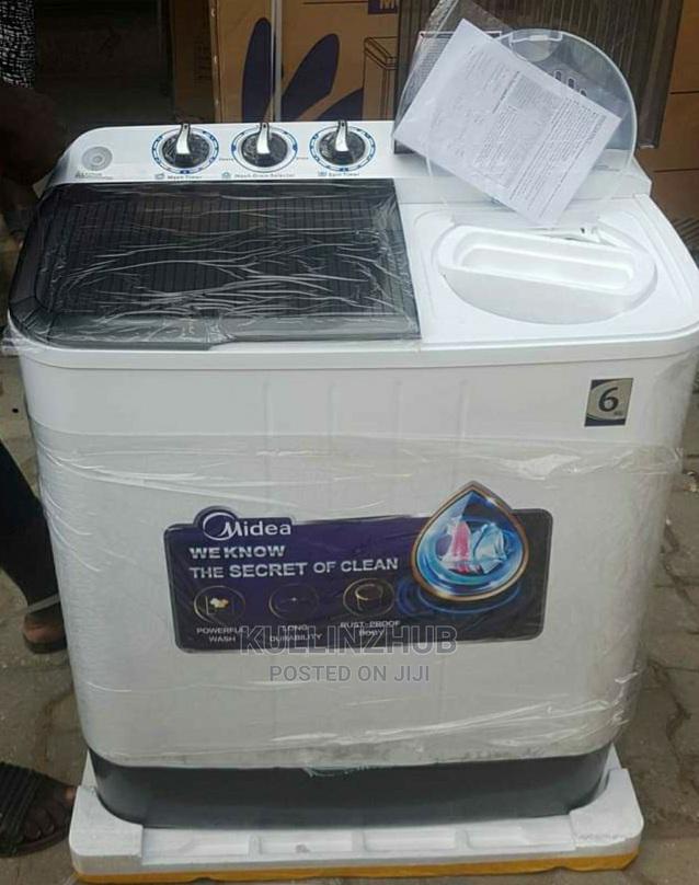 Midea Twin Tub Semi Automatic Washing Machine 6kg Mta60 In Ojo Home Appliances Collins Osunwoke Jiji Ng