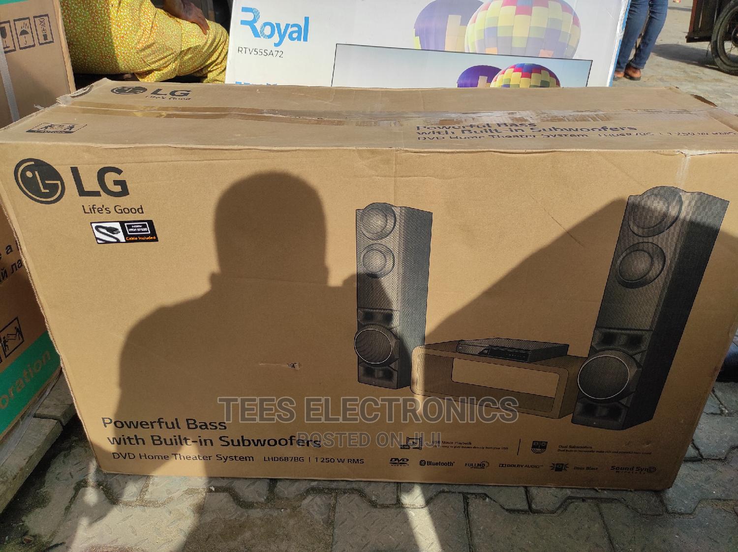LG 1250watts Home Theater AUD 687 LHD in Lagos Island (Eko) Audio
