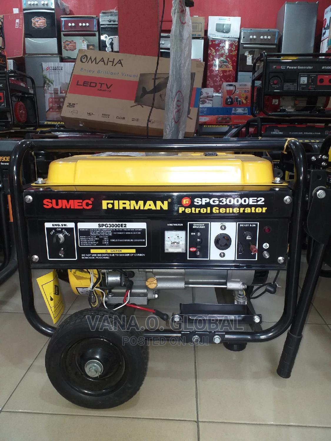 Sumec Firman Generator SPG 3000E2 in PortHarcourt Electrical